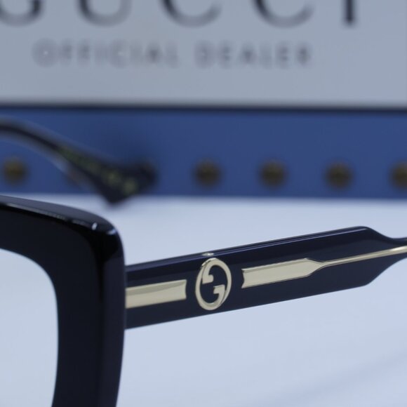 Final Price! Gucci GG1554O 001 Shiny Black Eyeglasses 49mm - Picture 11 of 11